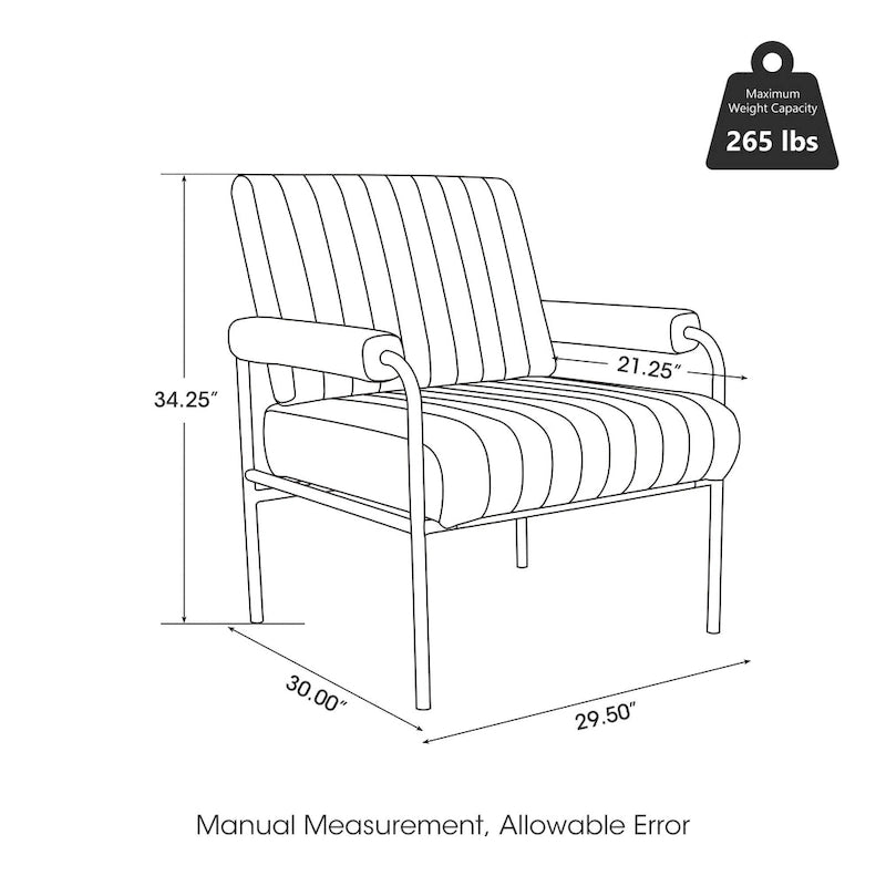 Sillón decorativo de cuero sintético y tela blanquecinos con apoyabrazos acolchados, juego de 2 unidades