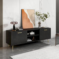 Mueble para TV Marrón Oscuro / Blanco, para televisores de hasta 73"