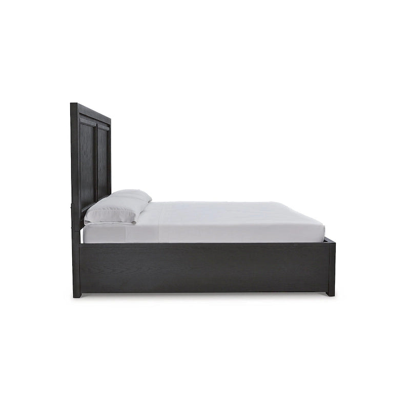 Cama con almacenaje Foyland negra de Signature Design by Ashley