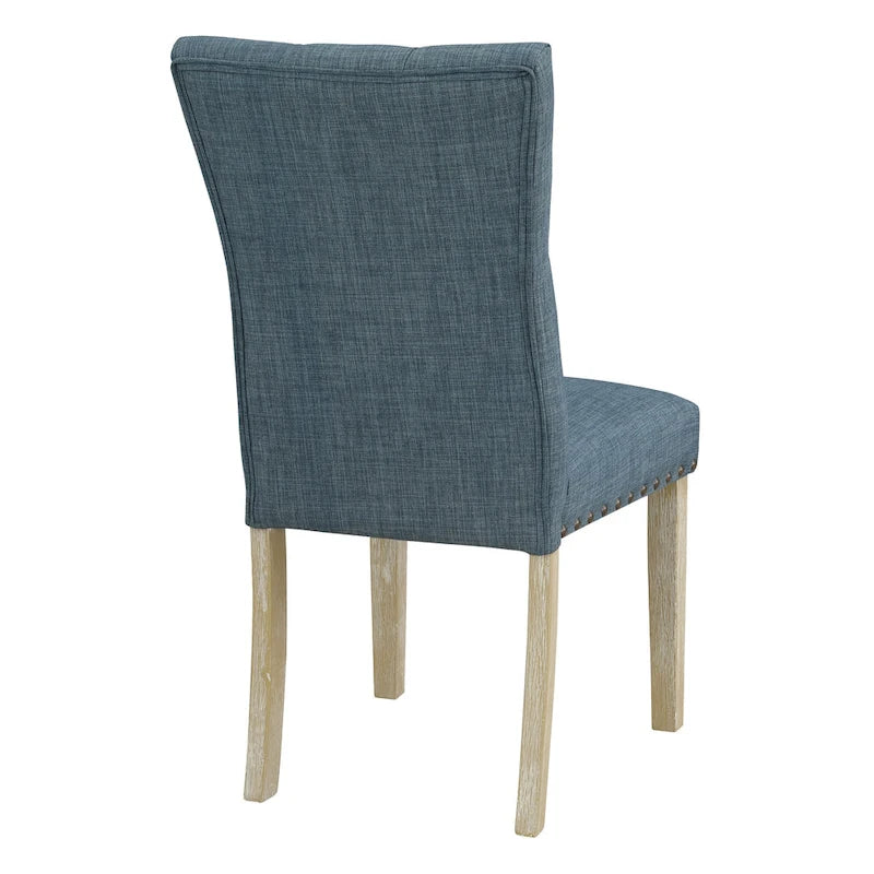Silla de Comedor Capitoné con Tachuelas, Paquete de 2