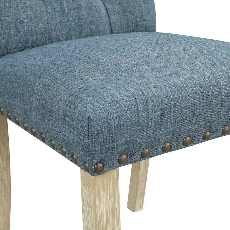 Silla de Comedor Capitoné con Tachuelas, Paquete de 2