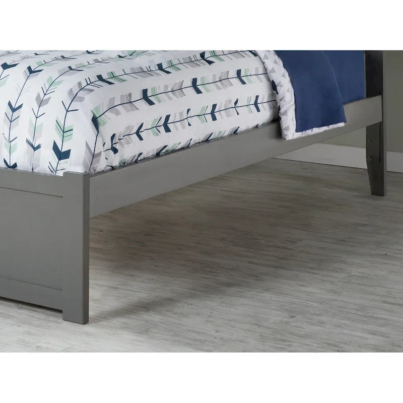 Cama Plataforma King Gris con Cajones de Almacenamiento para 2