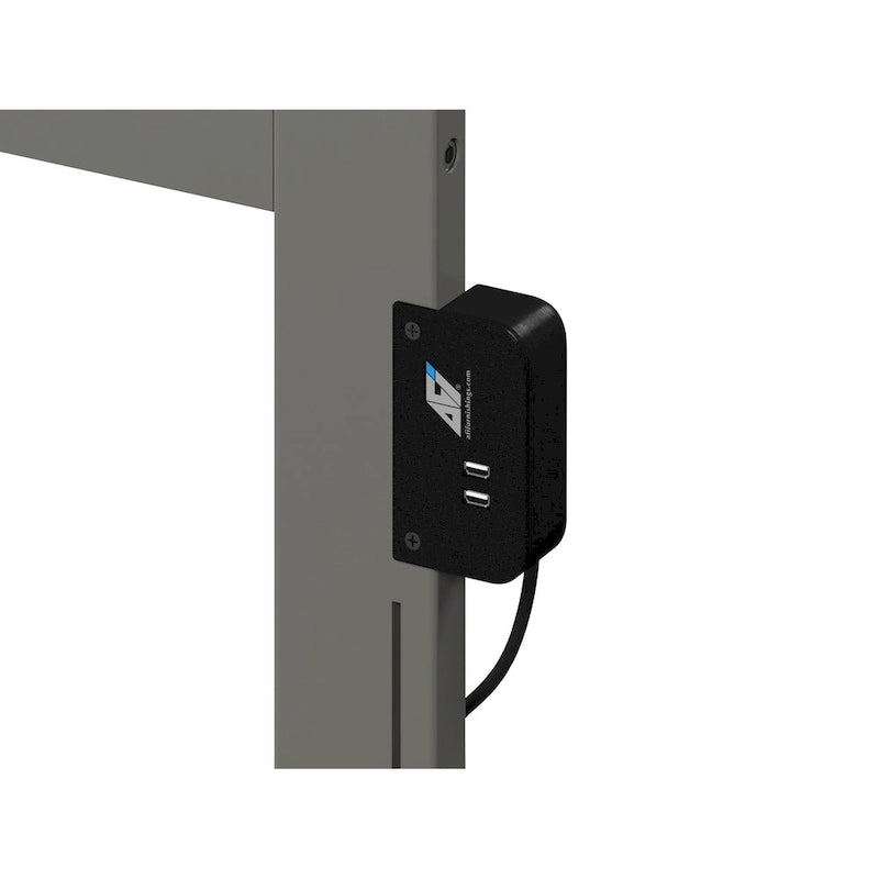 Cama Plataforma King Gris con Cajones de Almacenamiento para 2