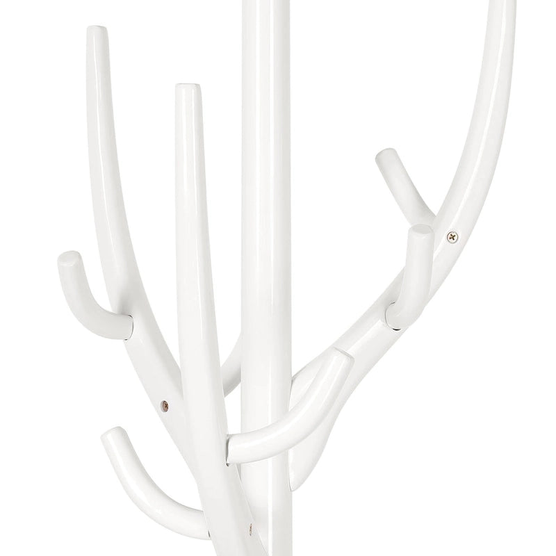 Marrón/Blanco, estilo rama de árbol, perchero independiente, 16.54"Diám. x 71.65"Al.