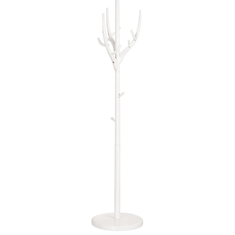 Marrón/Blanco, estilo rama de árbol, perchero independiente, 16.54"Diám. x 71.65"Al.