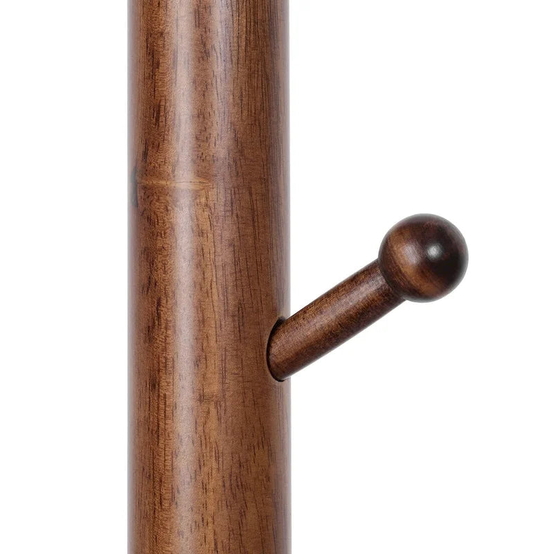 Marrón/Blanco, estilo rama de árbol, perchero independiente, 16.54"Diám. x 71.65"Al.
