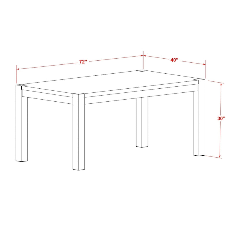 Juego de comedor rectangular de nogal antiguo y lino tono beis – 5, 7 o 9 piezas