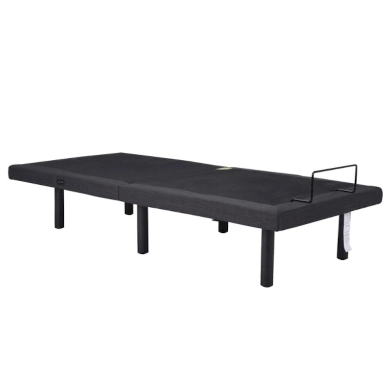 Base de cama ajustable Split King negra para 2