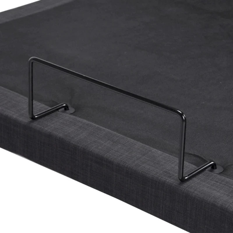 Base de cama ajustable Split King negra para 2