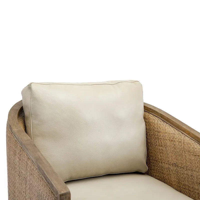 Sillón giratorio individual, rotación de 360°, gris / marrón / beige / negro carbón / gris ostra