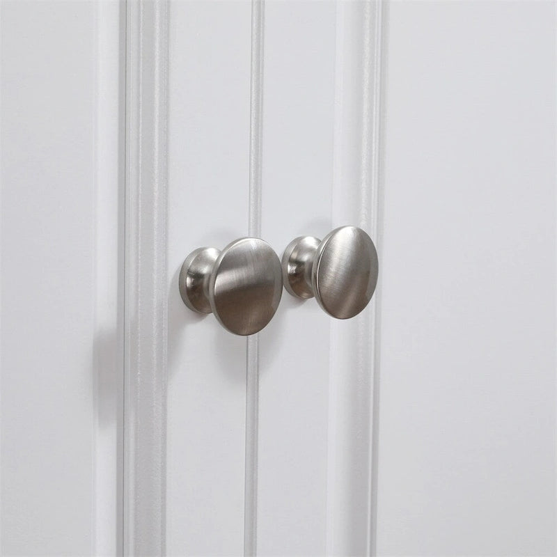 Isla de cocina rodante blanca con encimera desplegable, barra de desayuno para 2 personas