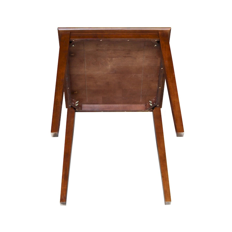 Mesa de comedor Espresso Square Shaker para 2 personas