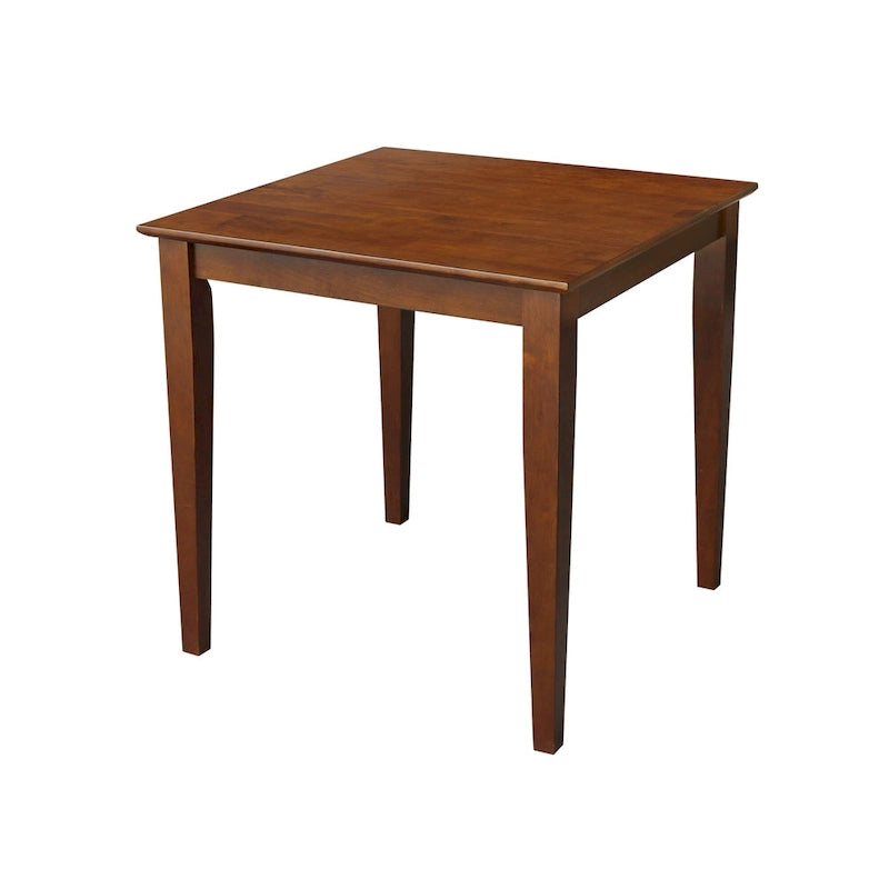 Mesa de comedor Espresso Square Shaker para 2 personas