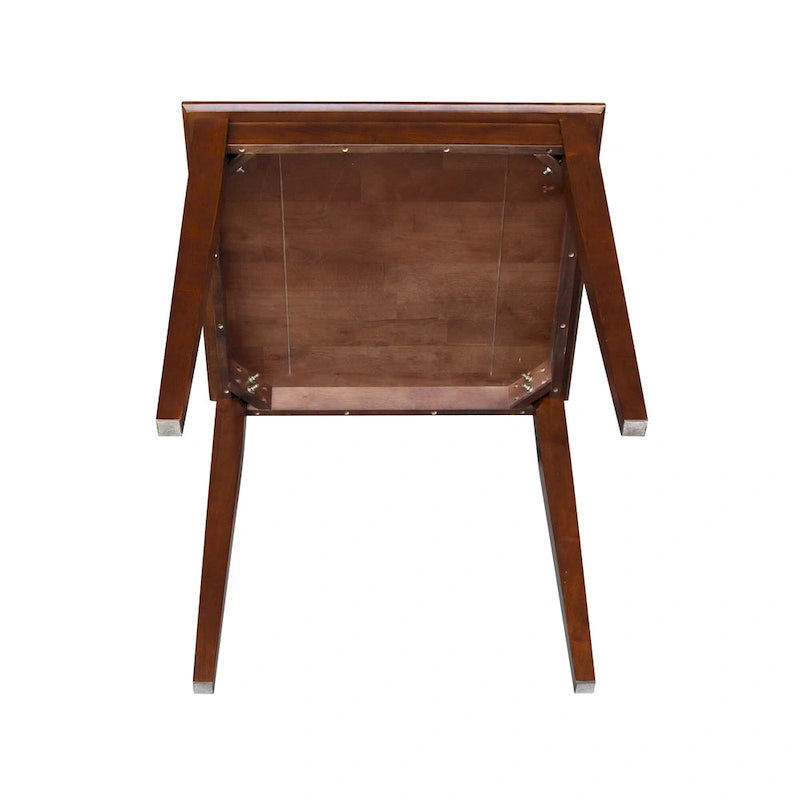 Mesa de comedor Espresso Square Shaker para 2 personas