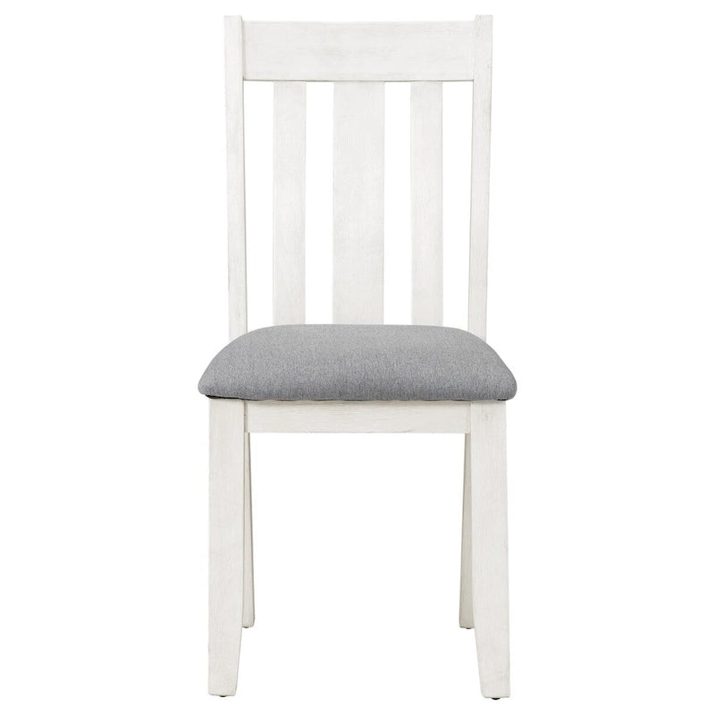 Juego de mesa de comedor extensible marrón/blanco y marrón antiguo/blanco+gris, con capacidad para 8 personas, 7 piezas