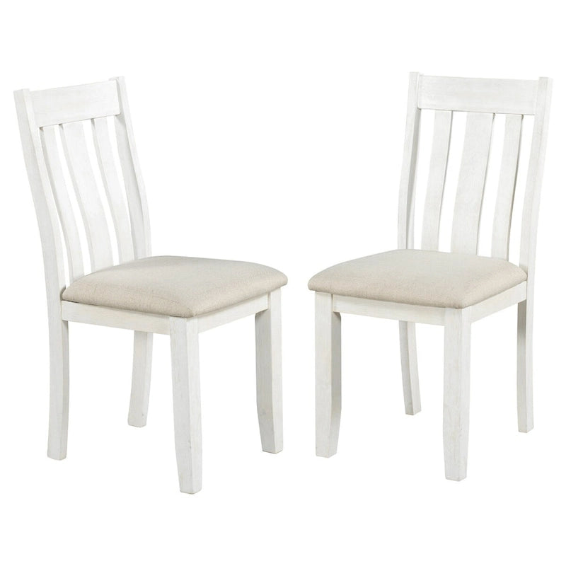 Juego de mesa de comedor extensible marrón/blanco y marrón antiguo/blanco+gris, con capacidad para 8 personas, 7 piezas